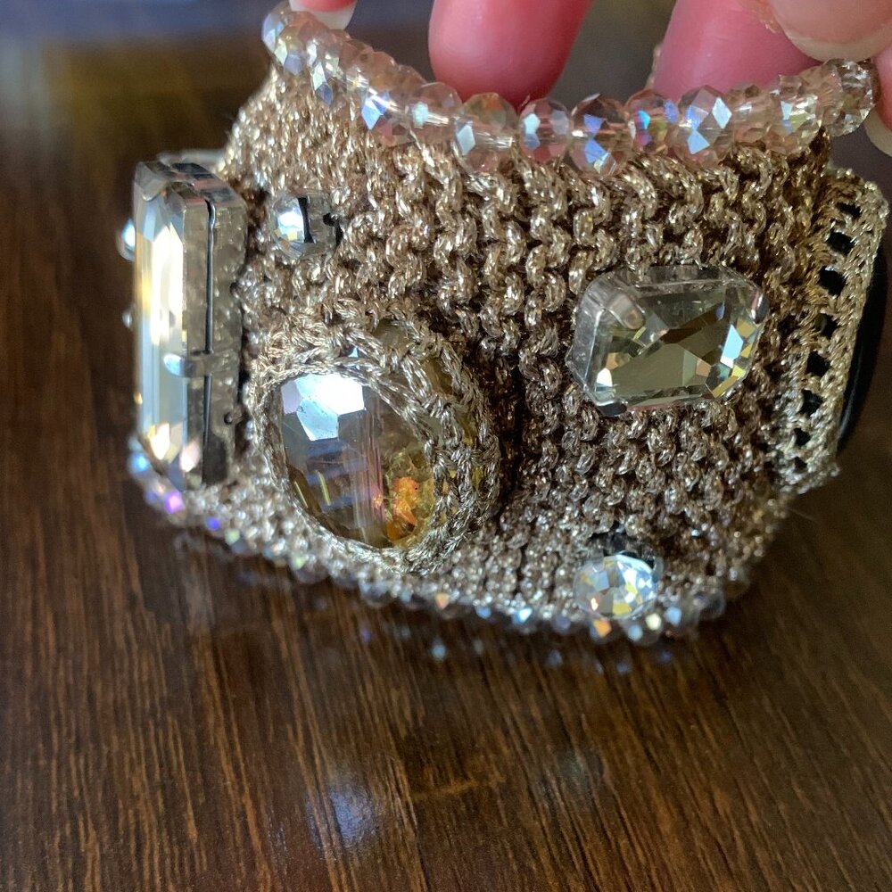 RUSH by Denis & Charles Gold Woven Bracelet